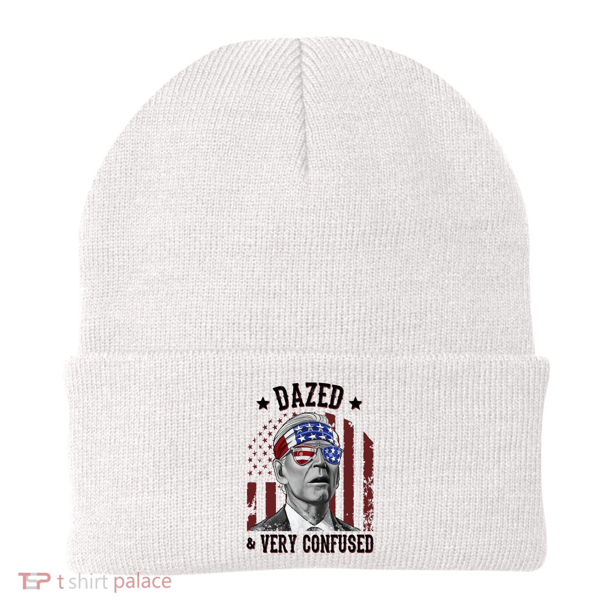 Dazed And Very Confused Biden Funny 4th Of July Beanie