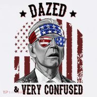 Dazed And Very Confused Biden Funny 4th Of July Women's Hoodie thumb 2