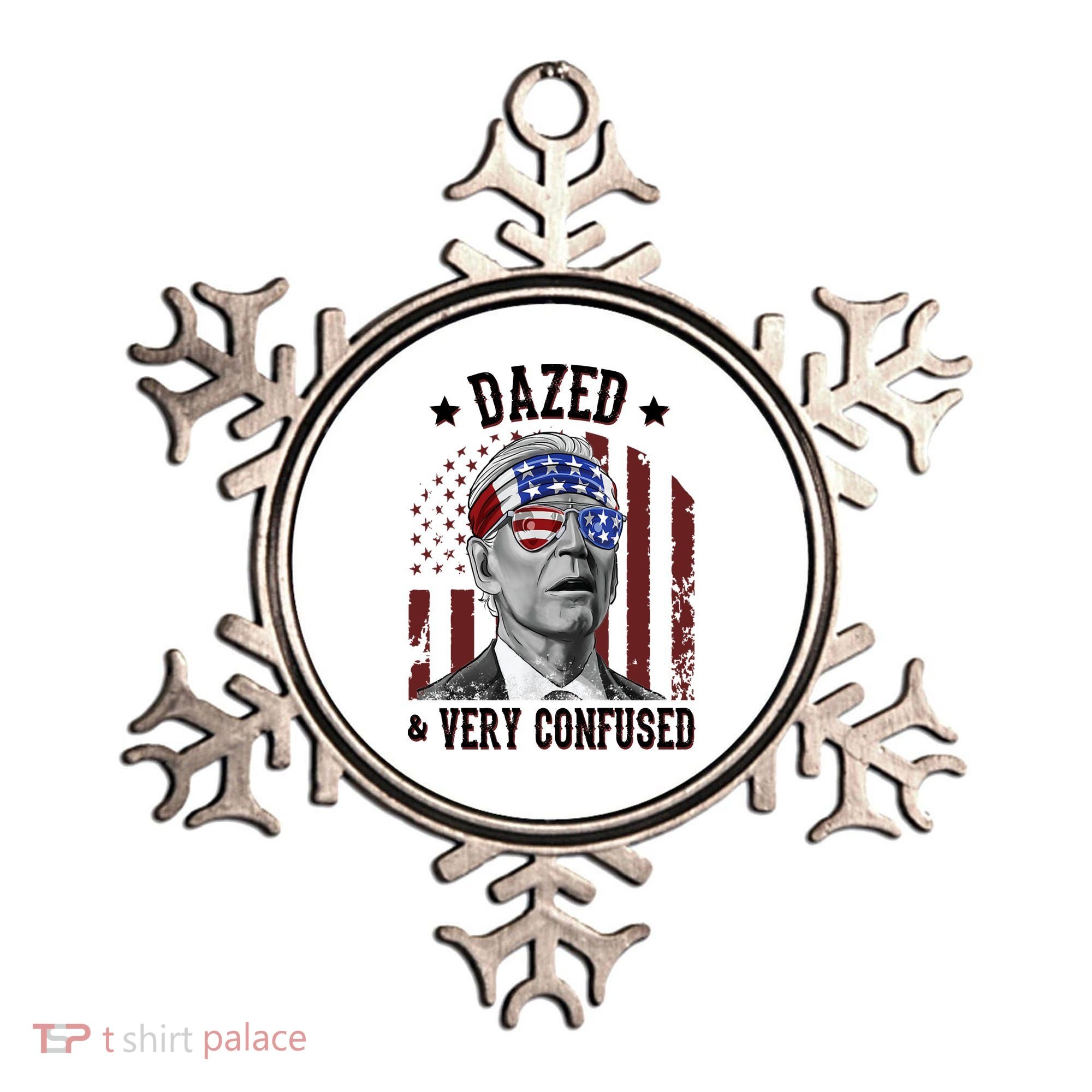 Dazed And Very Confused Biden Funny 4th Of July Ornament