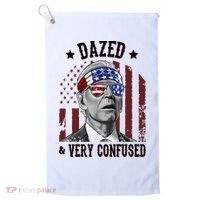 Dazed And Very Confused Biden Funny 4th Of July Golf Towel thumb 0