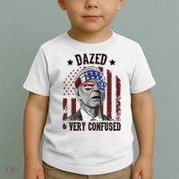 Dazed And Very Confused Biden Funny 4th Of July Toddler T-Shirt thumb 2
