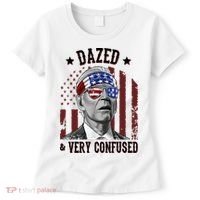 Dazed And Very Confused Biden Funny 4th Of July Women's T-Shirt thumb 0