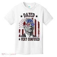 Dazed And Very Confused Biden Funny 4th Of July Kids T-Shirt thumb 0