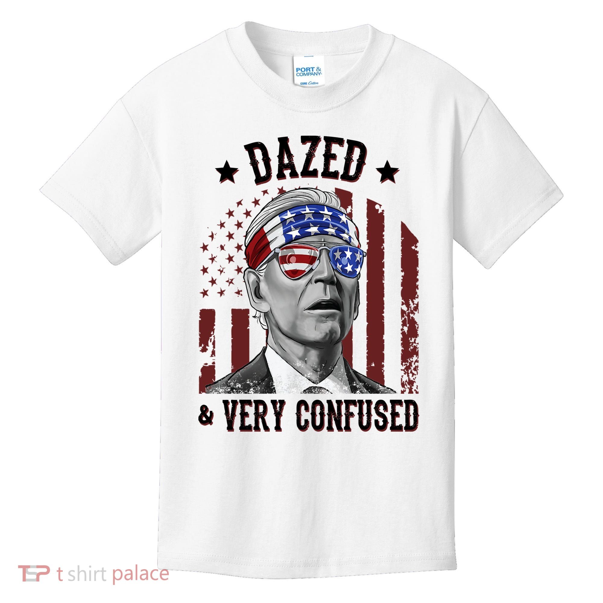 Dazed And Very Confused Biden Funny 4th Of July Kids T-Shirt
