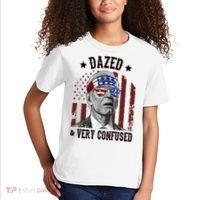 Dazed And Very Confused Biden Funny 4th Of July Kids T-Shirt thumb 2