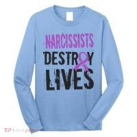 Domestic Abuse Violence Awareness Narcissism Narcissistic Gift Long Sleeve Shirt thumb 0