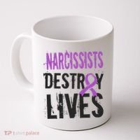 Domestic Abuse Violence Awareness Narcissism Narcissistic Gift Coffee Mug thumb 0