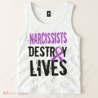 Domestic Abuse Violence Awareness Narcissism Narcissistic Gift Tank Top thumb 2