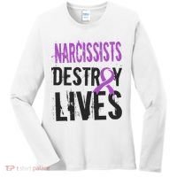 Domestic Abuse Violence Awareness Narcissism Narcissistic Gift Women's Long Sleeve Shirt thumb 0