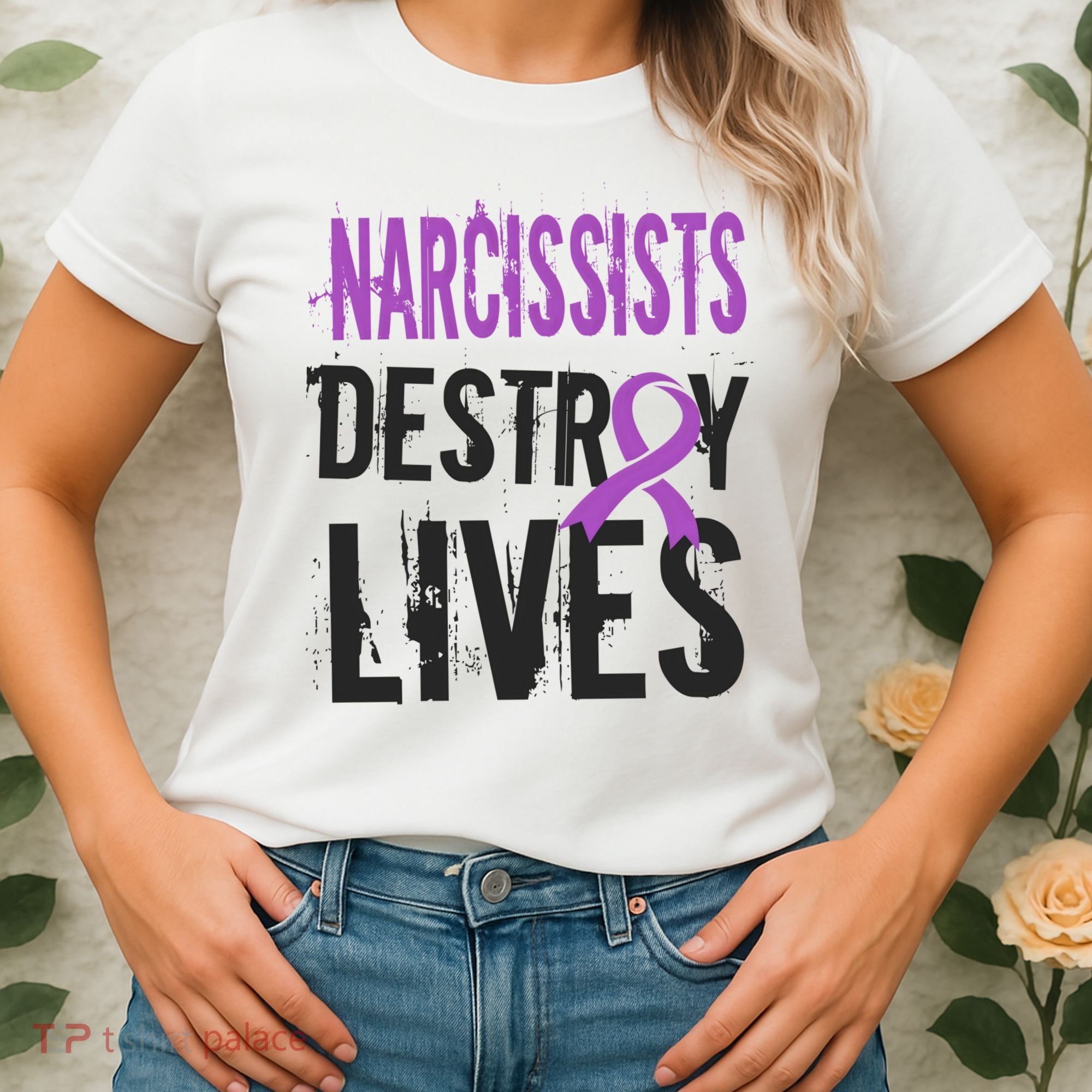 Domestic Abuse Violence Awareness Narcissism Narcissistic Gift Women's T-Shirt