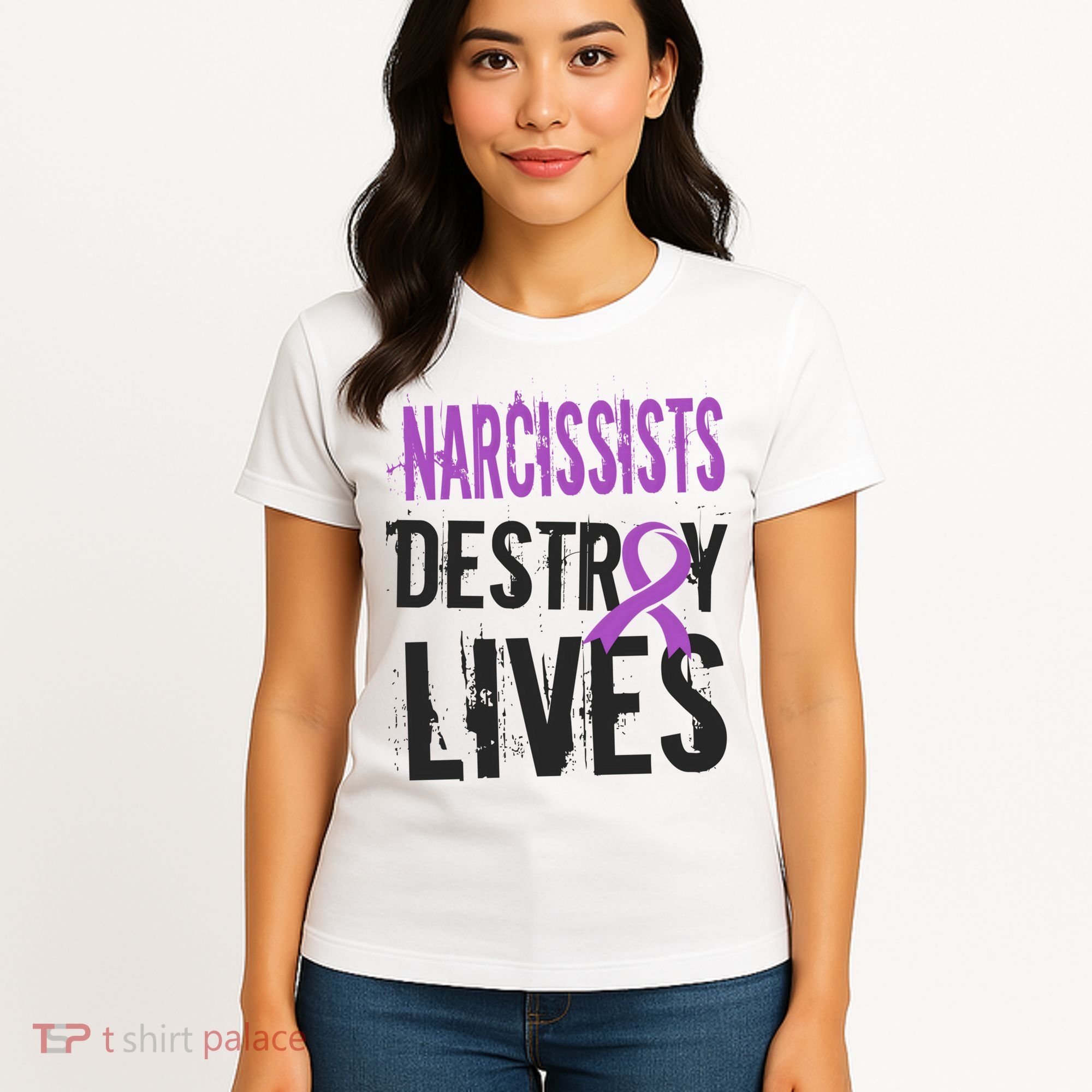 Domestic Abuse Violence Awareness Narcissism Narcissistic Gift Women's T-Shirt