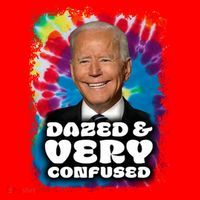Dazed And Very Confused Joe Biden Hippie Santa Hat thumb 1