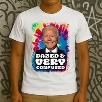 Dazed And Very Confused Joe Biden Hippie T-Shirt thumb 3