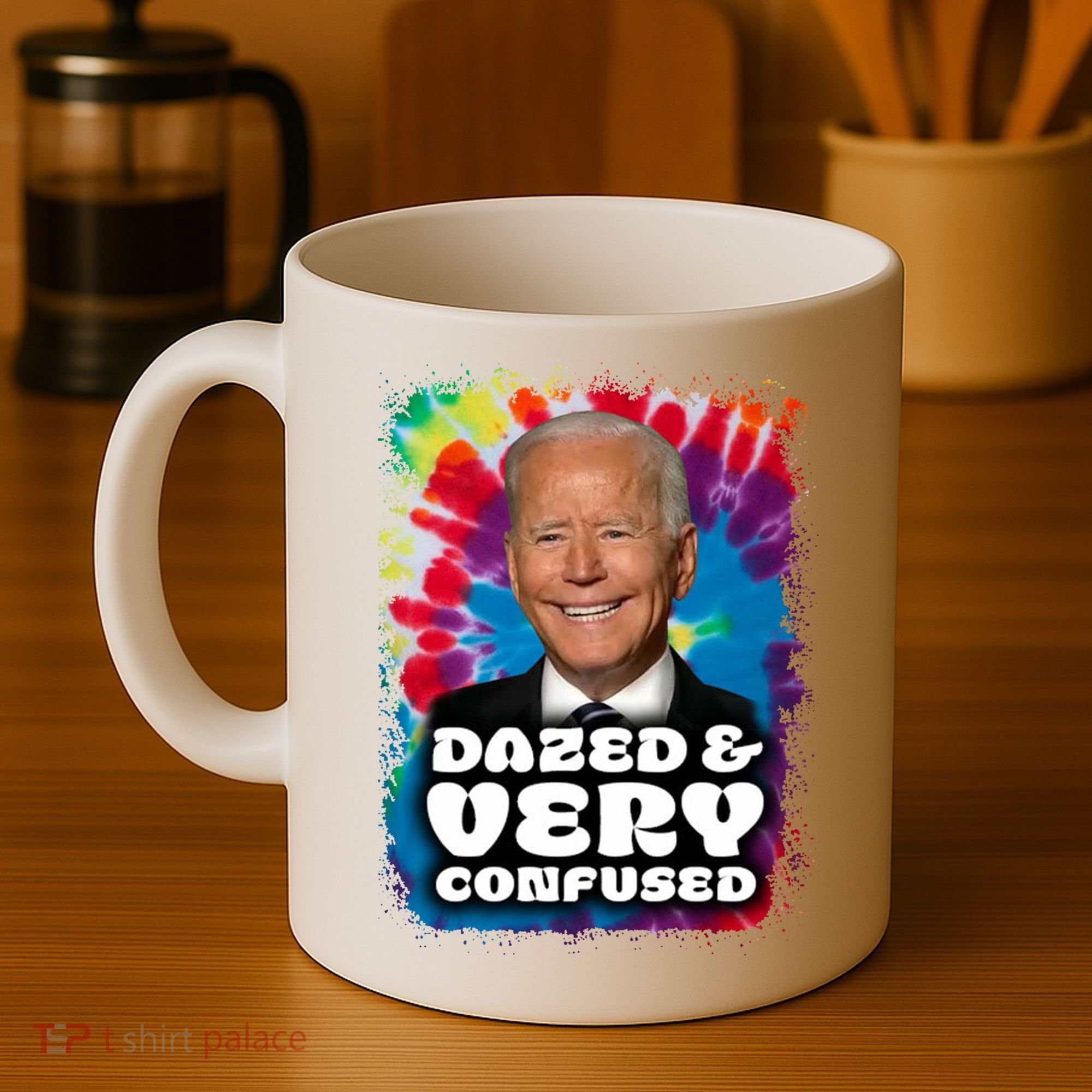 Dazed And Very Confused Joe Biden Hippie Coffee Mug