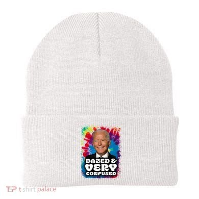 Dazed And Very Confused Joe Biden Hippie Beanie