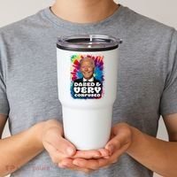 Dazed And Very Confused Joe Biden Hippie Tumbler thumb 2