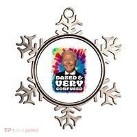 Dazed And Very Confused Joe Biden Hippie Ornament thumb 0