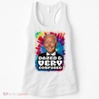 Dazed And Very Confused Joe Biden Hippie Women's Tank Top thumb 0