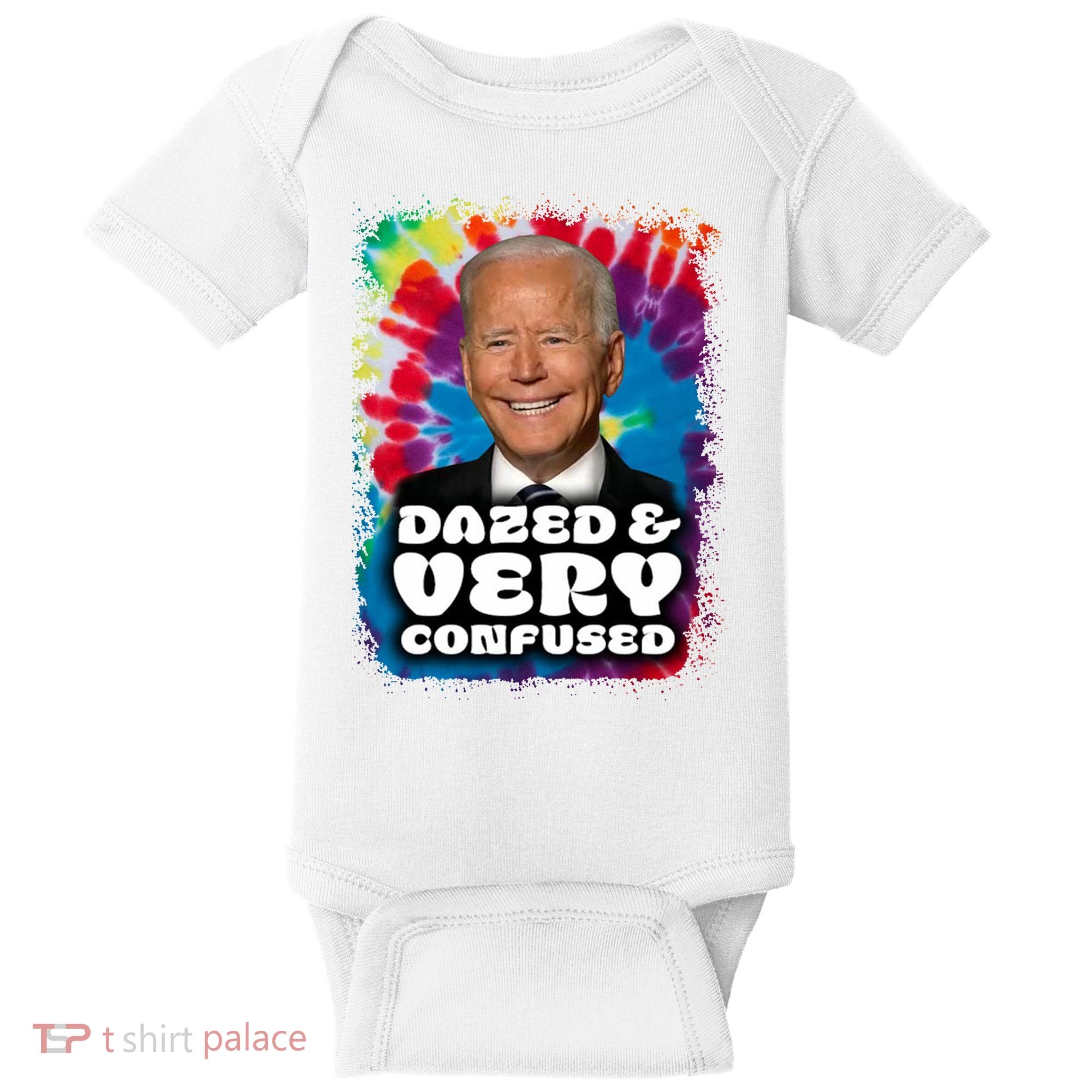 Dazed And Very Confused Joe Biden Hippie Baby Bodysuit