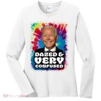 Dazed And Very Confused Joe Biden Hippie Women's Long Sleeve Shirt thumb 0