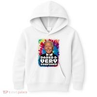 Dazed And Very Confused Joe Biden Hippie Kids Hoodie thumb 0