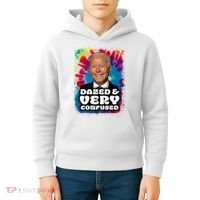 Dazed And Very Confused Joe Biden Hippie Kids Hoodie thumb 4