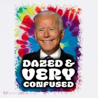 Dazed And Very Confused Joe Biden Hippie Kids Hoodie thumb 5