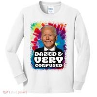 Dazed And Very Confused Joe Biden Hippie Kids Long Sleeve Shirt thumb 0