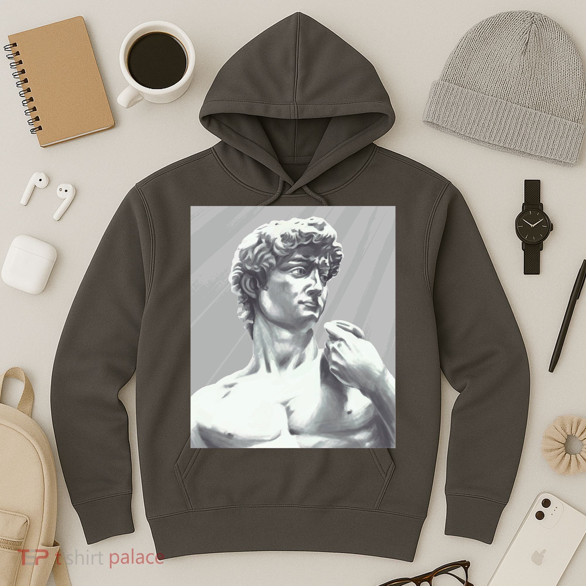 David Statue Hoodie