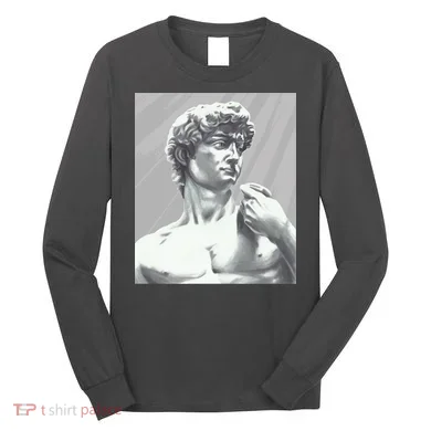 David Statue Long Sleeve Shirt