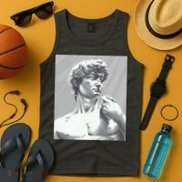 David Statue Tank Top thumb 4