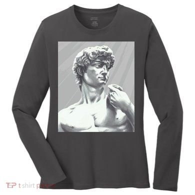 David Statue Women's Long Sleeve Shirt