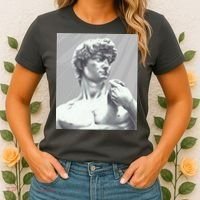 David Statue Women's T-Shirt thumb 2