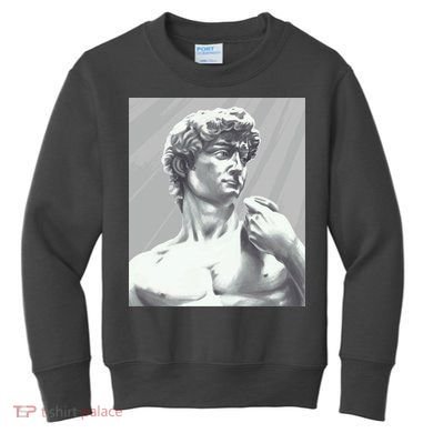 David Statue Kids Sweatshirt