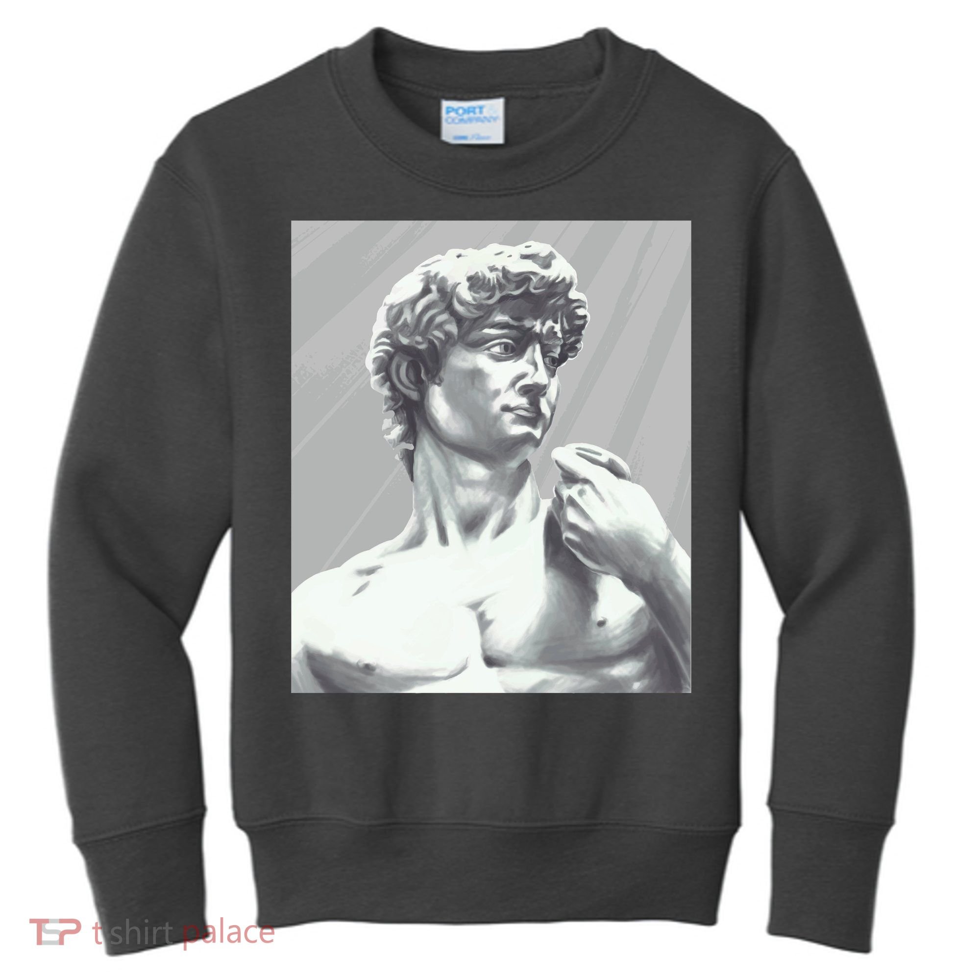 David Statue Kids Sweatshirt