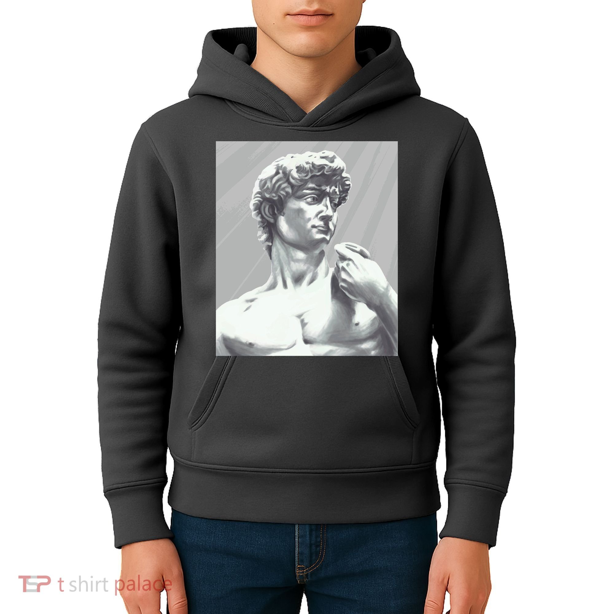 David Statue Kids Hoodie