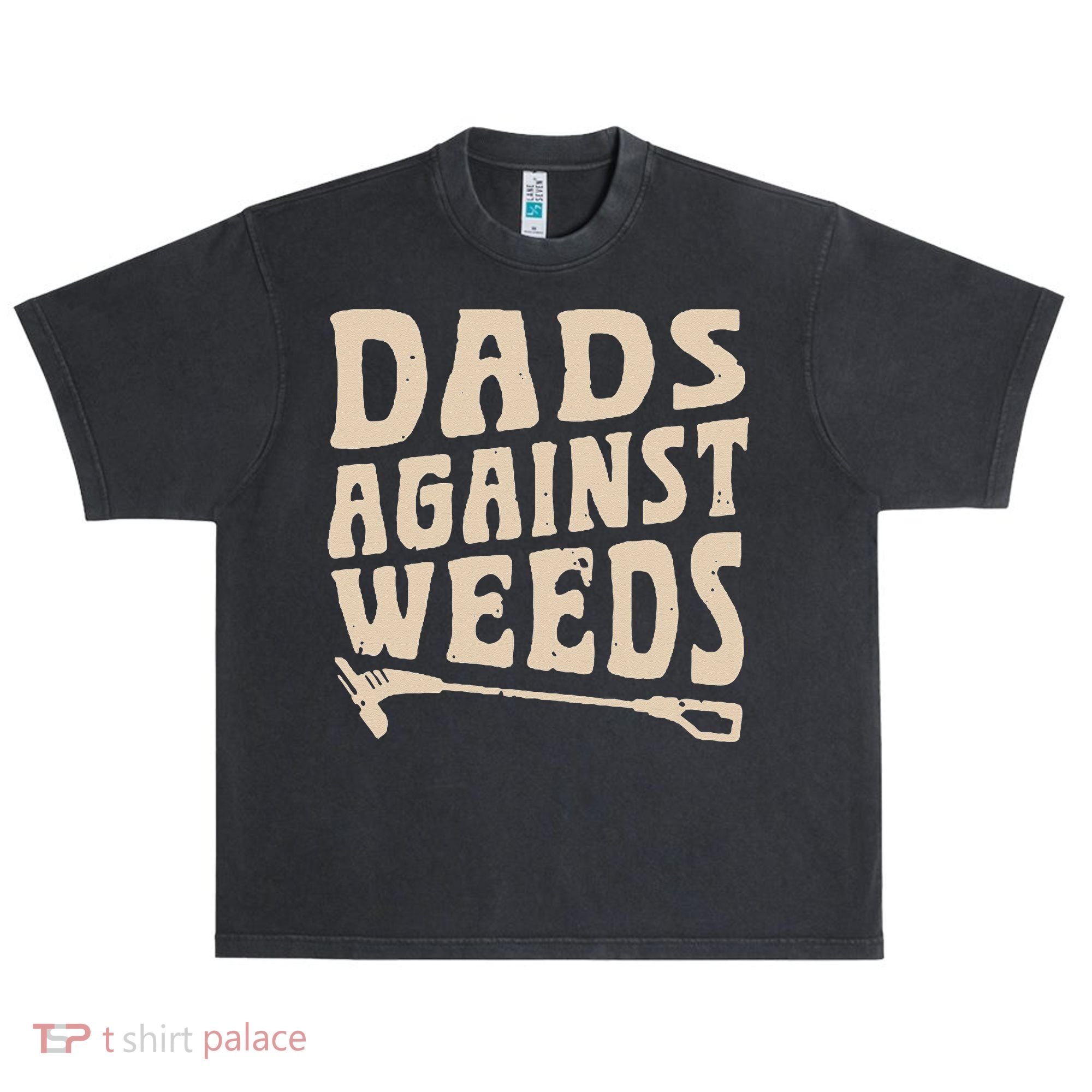 Dads Against Weeds Weed Cutter Weed Whacker Dad Urban Oversized Heavyweight T-Shirt