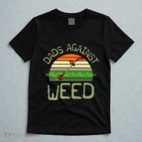 Dads Against Weed Funny Gardening Lawn Mowing FatherS Day T-Shirt thumb 5