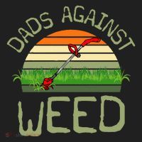 Dads Against Weed Funny Gardening Lawn Mowing FatherS Day Beanie thumb 2