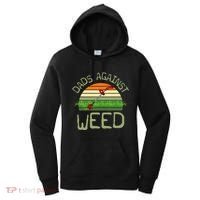 Dads Against Weed Funny Gardening Lawn Mowing FatherS Day Women's Hoodie thumb 0