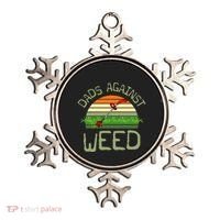 Dads Against Weed Funny Gardening Lawn Mowing FatherS Day Ornament thumb 0
