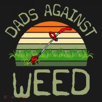Dads Against Weed Funny Gardening Lawn Mowing FatherS Day Women's Tank Top thumb 5