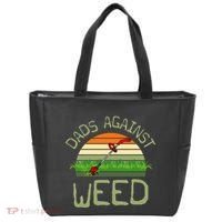 Dads Against Weed Funny Gardening Lawn Mowing FatherS Day Tote Bag thumb 0