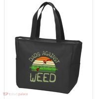Dads Against Weed Funny Gardening Lawn Mowing FatherS Day Tote Bag thumb 3
