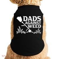 Dads Against Weed | Gardening Dad Joke Lawn Mowing Funny Dad Doggie Tank thumb 0