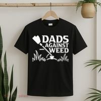 Dads Against Weed | Gardening Dad Joke Lawn Mowing Funny Dad T-Shirt thumb 2