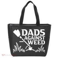 Dads Against Weed | Gardening Dad Joke Lawn Mowing Funny Dad Tote Bag thumb 0