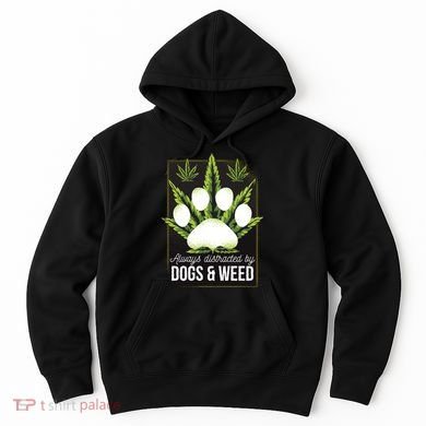 Dogs And Weed Hoodie