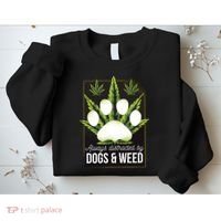 Dogs And Weed Sweatshirt thumb 2