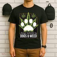 Dogs And Weed T-Shirt thumb 6